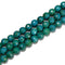 Azurite Faceted Round Beads Size 6mm 8mm 10mm 15.5'' Strand